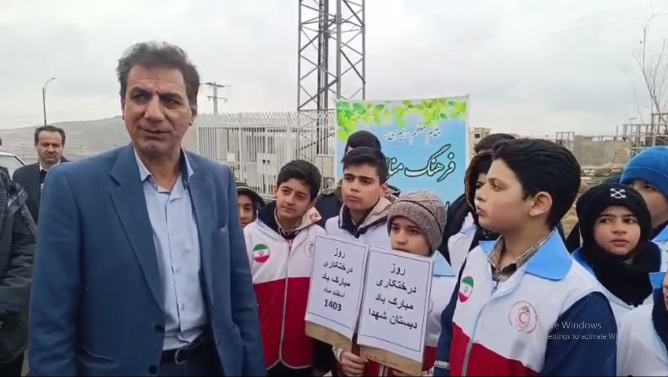 کاشت 400 اصله نهال در مسکن مهر خوانسار